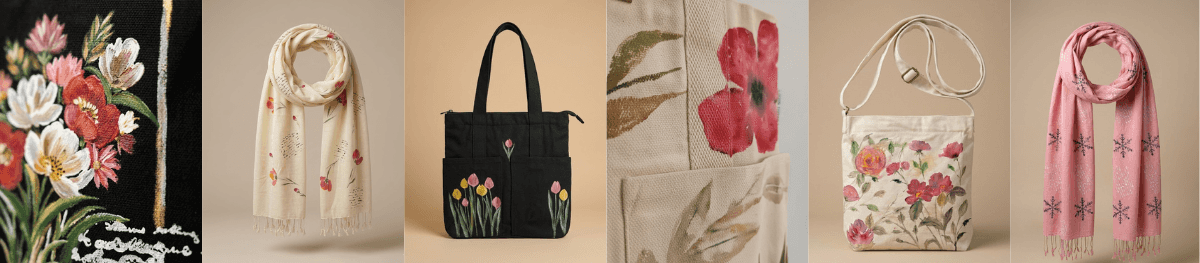 Brushup hand-painted accessories collection